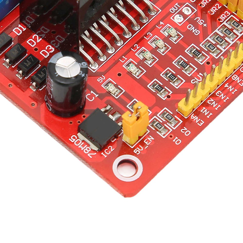 Motor Driver L298N - Модуль драйвера шагового двигателя L298N 5В-35В