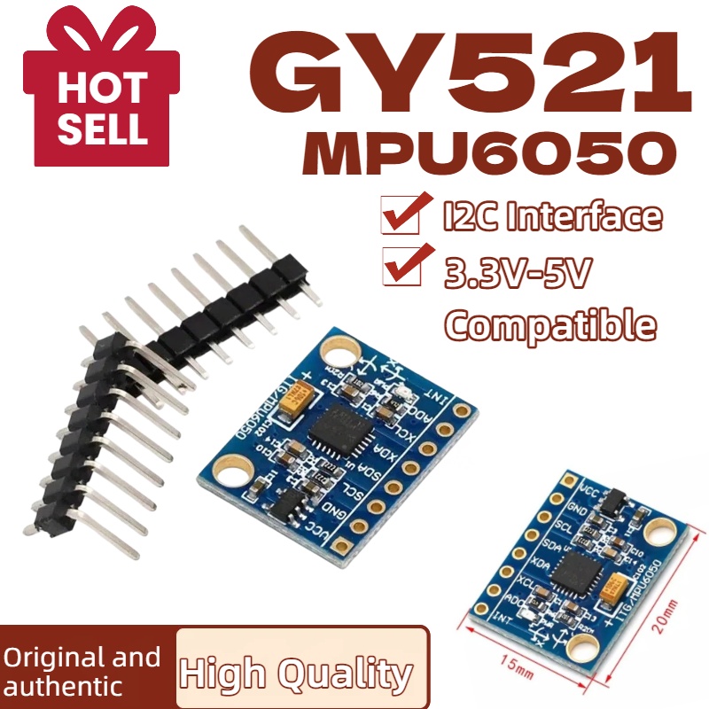 Accelerometer Mpu6050 - 1/5/10 шт. GY521 GY-521 MPU6050 IIC