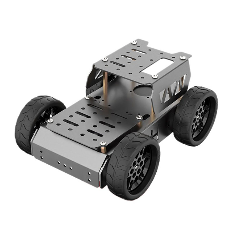 Tracked Robot Chassis - Четырехколесная электрическая тележка с алюминиевой рамой,
