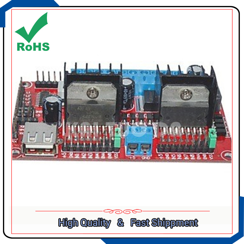 Motor Driver L298N - L298N V3/четыре 4-модуль привода шагового двигателя