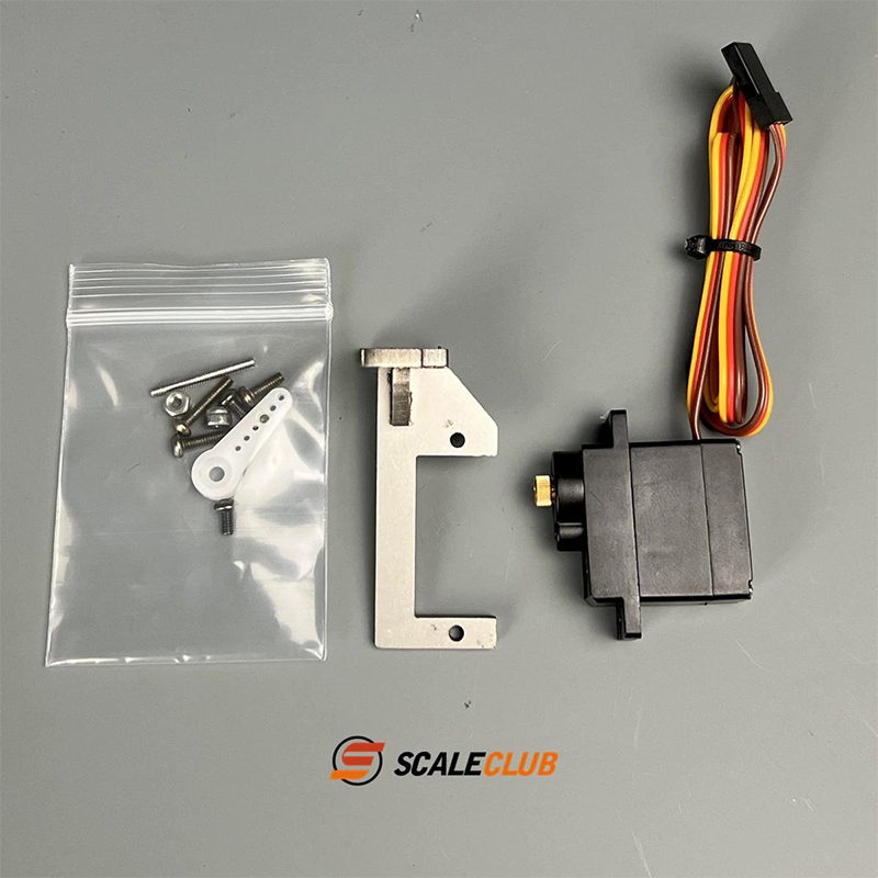 Servo Bracket - SCALECLUB 1/14 Tamiya, оригинальная коробка передач,