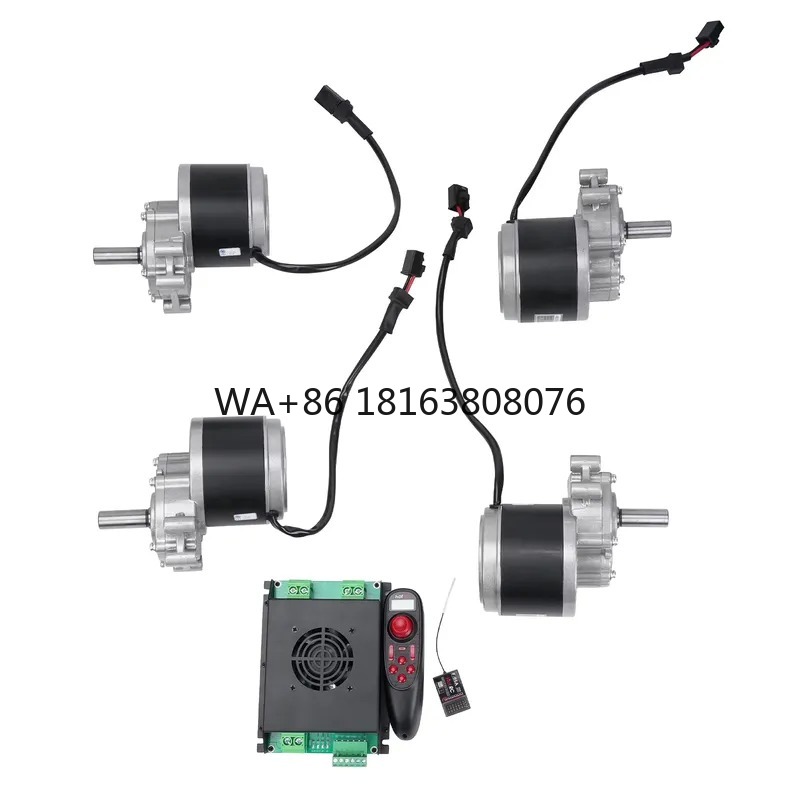 Geared Motor - Комплект мотор-редуктора 4WD 24В 250Вт 75/120