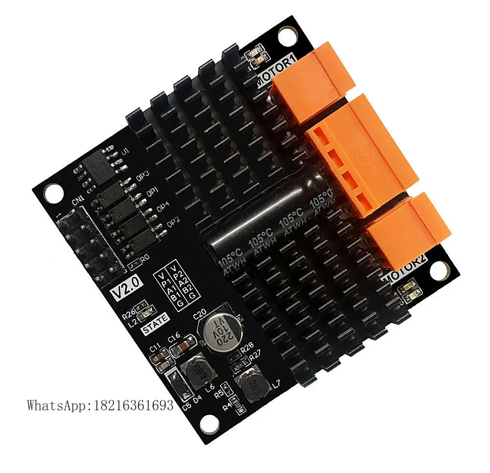 L298N Module - Модуль управления двигателем постоянного тока 12В/24В