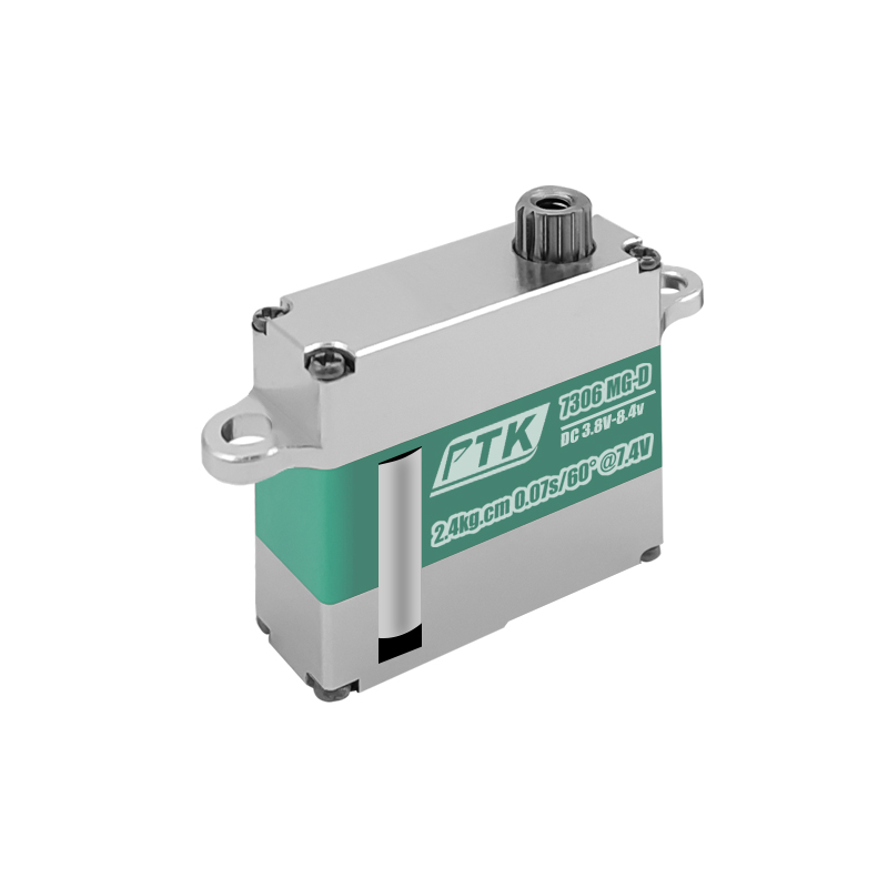 Micro Servo - Цифровой цельнометаллический сервопривод PTK 7306 MG-D