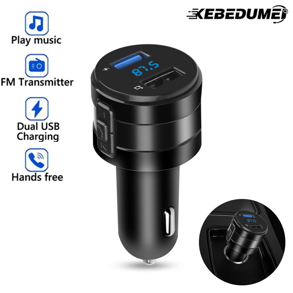 Robot Bluetooth Car - Bluetooth 4,2 FM-передатчик Автомобильный MP3-плеер 3.1A