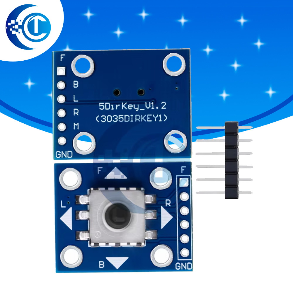 Stm32 Robot - 5-позиционный навигационный кнопочный модуль с 5D-джойстиком,