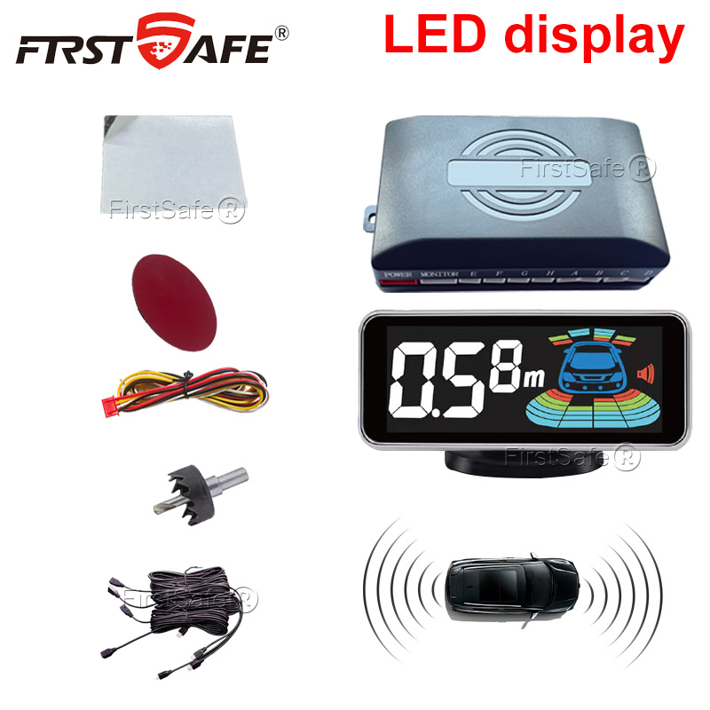 Infrared Obstacle Sensor - Многорадарный комплект датчиков парковки с LED-дисплеем