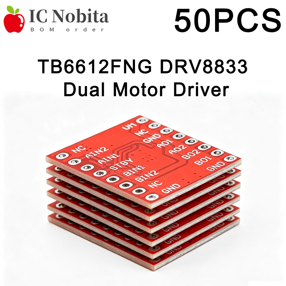 Motor Driver L298N - 50 шт. драйверов для двух моторов