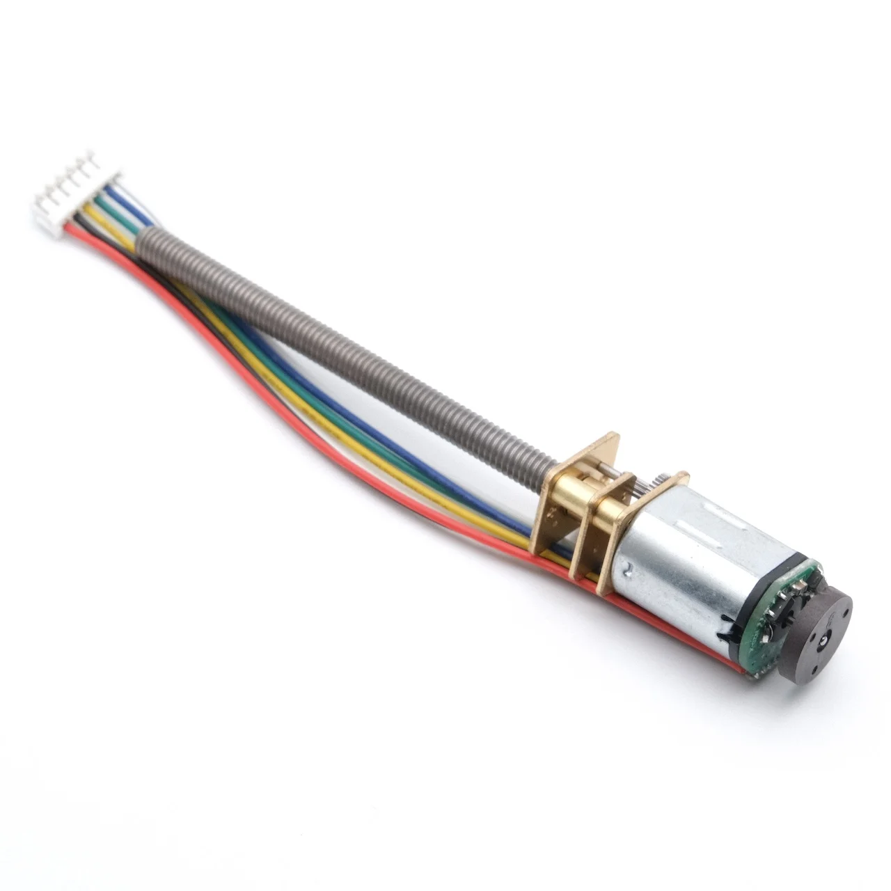 Geared Motor - Электродвигатель-редуктор с резьбовым валом и энкодером,