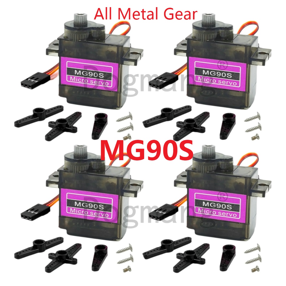 Sg90 Servo - MG90S Сервопривод 1/2/4/10/20/50 шт. Цельнометаллическая шестерня