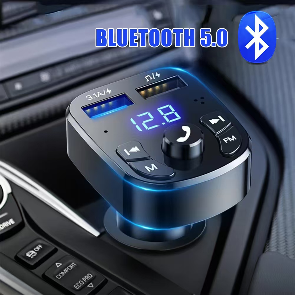 Robot Bluetooth Car - Автомобильный FM-передатчик 5,0 с функцией громкой