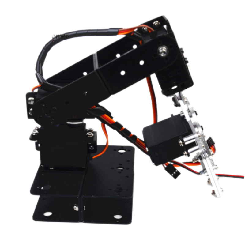 Механическая рука MG996 с 4 ст – обзор и цена Robot Arm Kit