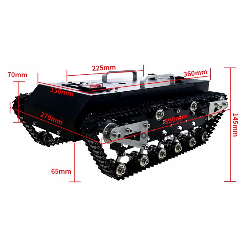 Шасси танка с металлическими г – обзор и цена Stm32 Robot