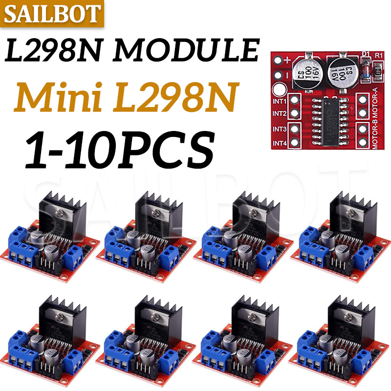 1/5/10 шт. L298N драйвер двига – обзор и цена Motor Driver L298N