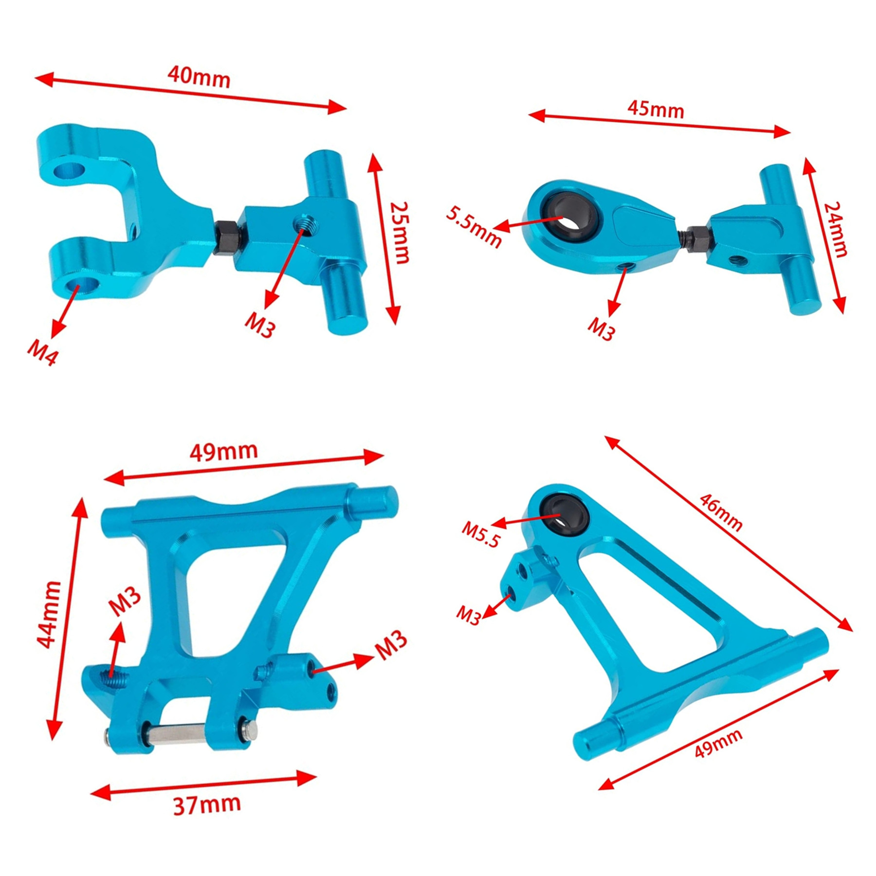 Комплект для тюнинга RC TT-02: – обзор и цена Robot Car Kit