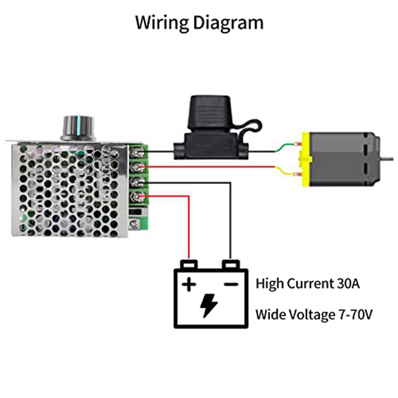 Контроллер скорости двигателя  – обзор и цена Dc Motor 12V