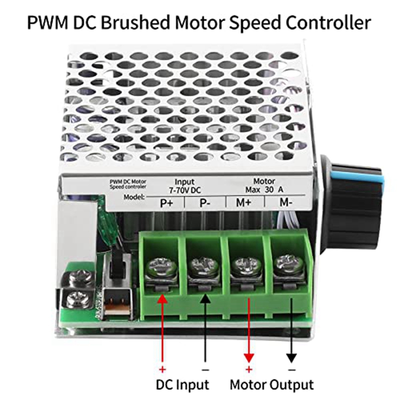 Контроллер скорости двигателя  – обзор и цена Dc Motor 12V