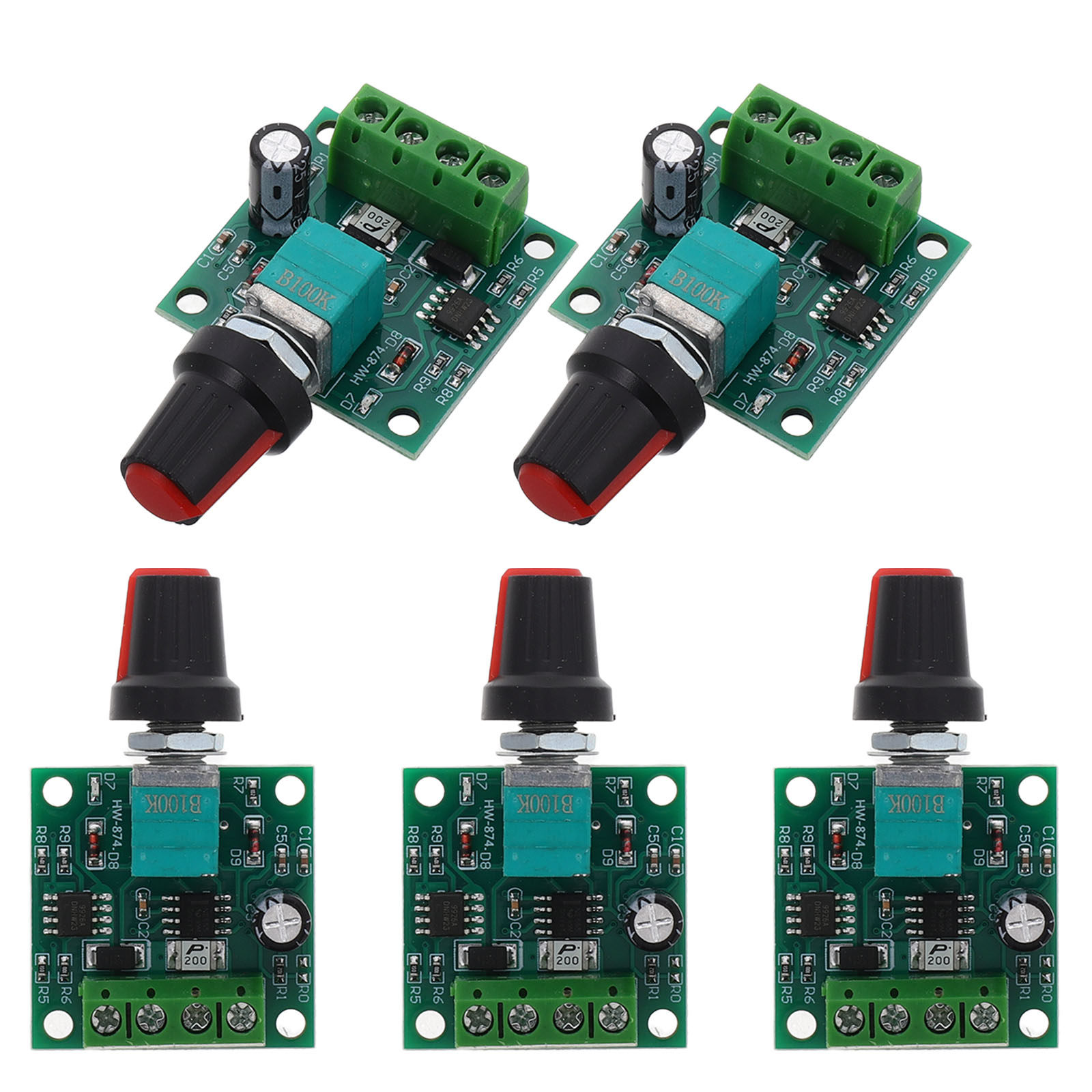 Комплект из 5 регуляторов скор – обзор и цена Dc Motor 12V