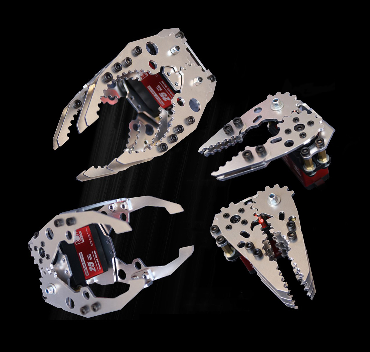 Металлический механический зах – обзор и цена Robot Arm Kit