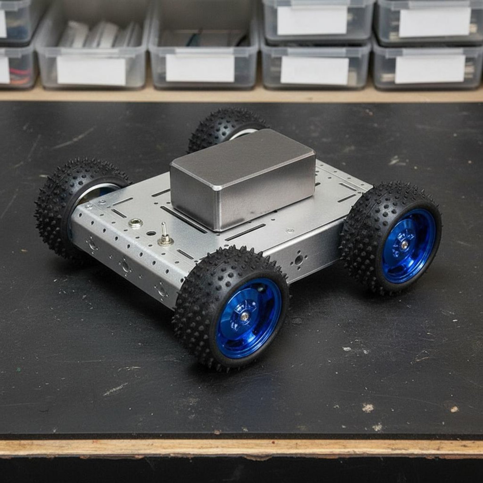 Умное шасси для автомобиля 4WD – обзор и цена Robot Chassis