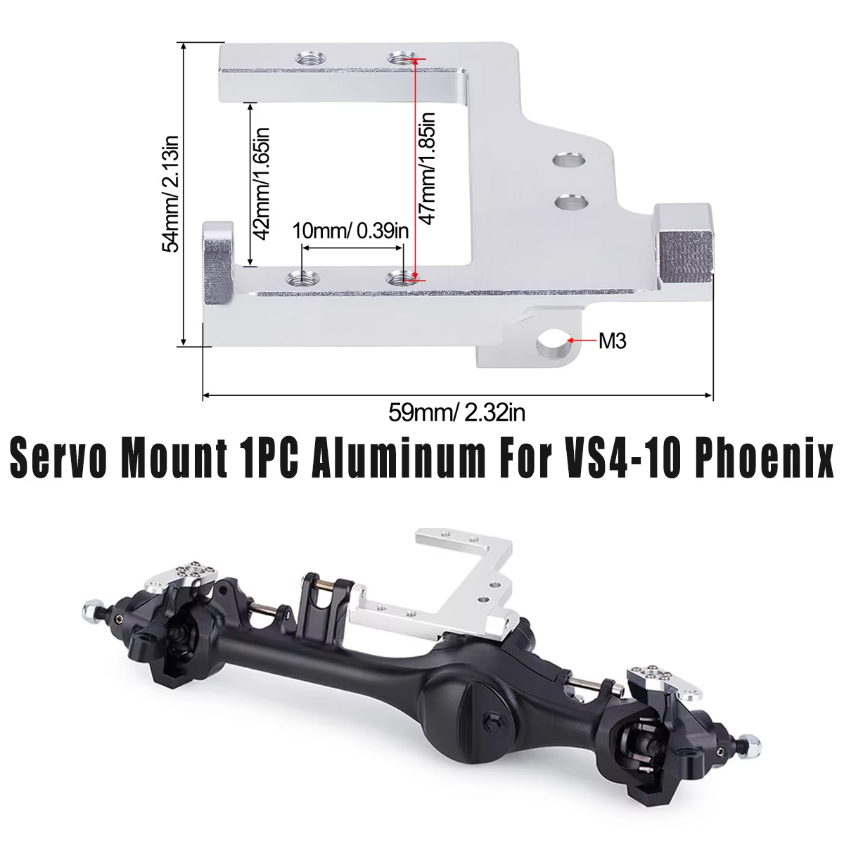 1 шт. алюминиевый кронштейн дл – обзор и цена Servo Bracket