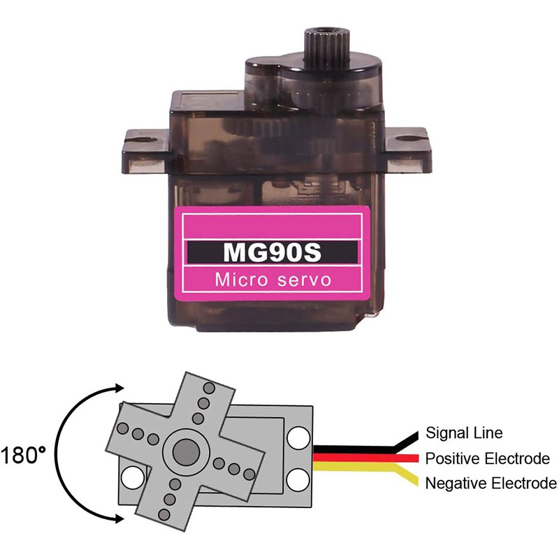 Сервопривод MG90S, 5/10/20/40  – обзор и цена Sg90 Servo