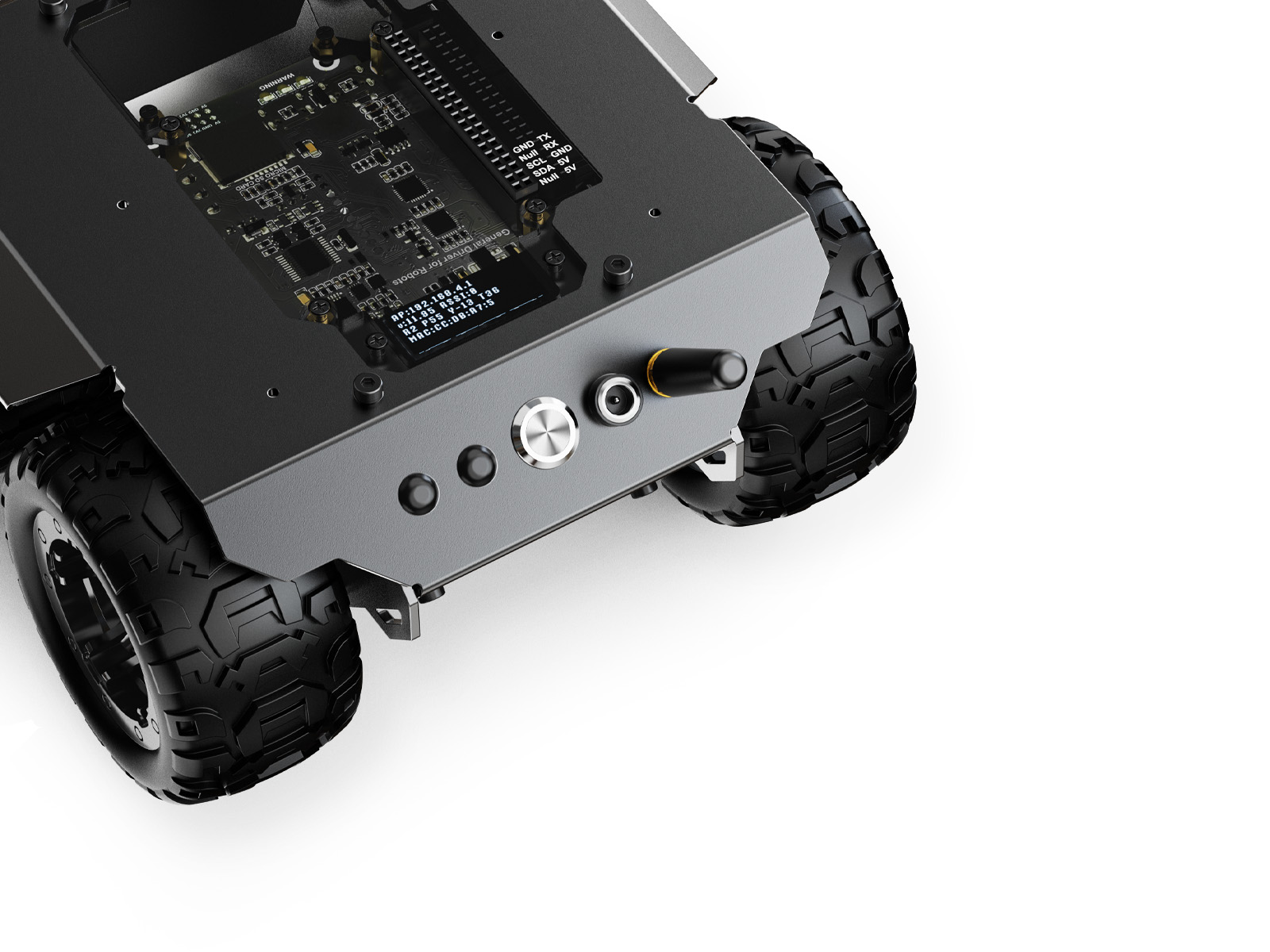 Waveshare WAVE ROVER Гибкое и  – обзор и цена Robot Chassis