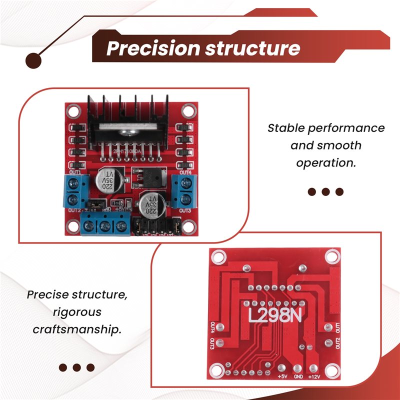 Модуль AED7-L298N, плата драйв – обзор и цена L298N Module