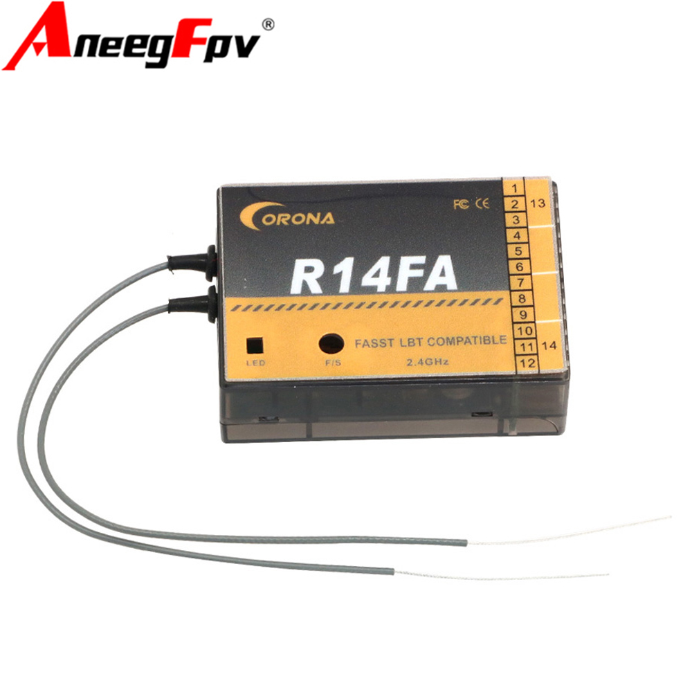 Corona R14FA 14-канальный ради – обзор и цена Micro Servo